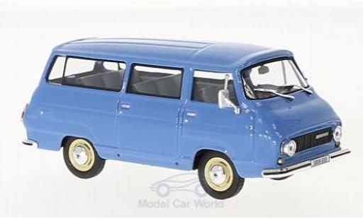 Skoda 1203 1/43 Abrex Mikrobus azul 1974 coche miniatura
