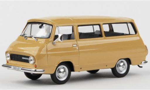 Skoda 1203 1/43 Abrex Mikrobus beige 1974 coche miniatura