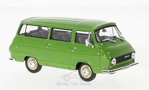 Skoda 1203 1/43 Abrex Mikrobus verde 1974 coche miniatura