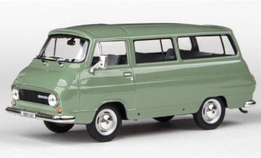 Skoda 1203 1/43 Abrex Mikrobus oliv 1974 coche miniatura