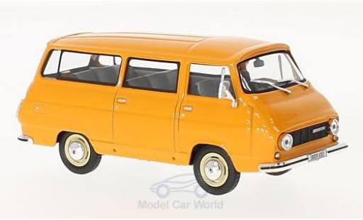 Skoda 1203 1/43 Abrex Mikrobus naranja 1974 coche miniatura