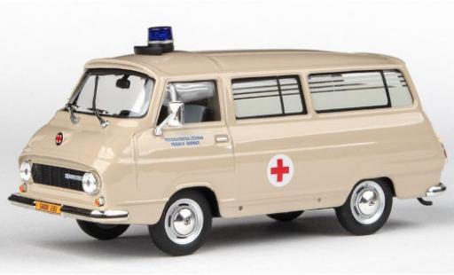 Skoda 1203 1/43 Abrex Mikrobus Sanitka (CZ) 1974 coche miniatura