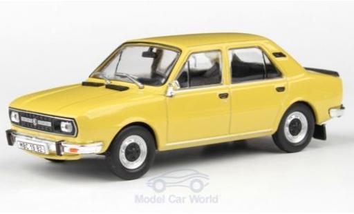 Coche miniatura Skoda 120 1/43 Abrex L amarillo 1982 Skoda 120 1/43 Abrex L amarillo 1982 coche miniatura