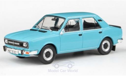 Skoda 120 1/43 Abrex L azul 1982 coche miniatura