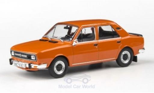 Skoda 120 1/43 Abrex L naranja 1982 coche miniatura