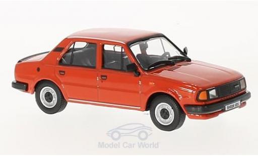 Skoda 120 1/43 Abrex L rojo 1984 coche miniatura