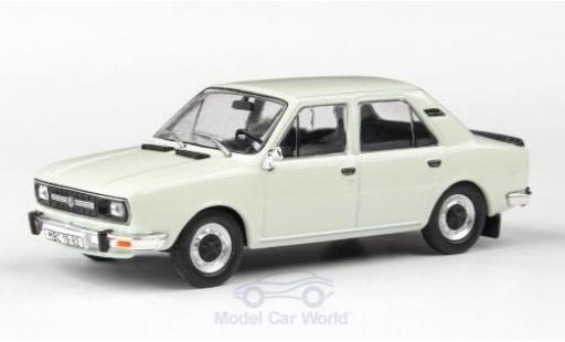Skoda 120 1/43 Abrex L blanco 1982 coche miniatura