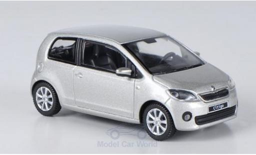 Coche miniatura Skoda Citigo 1/43 Abrex metalico gris 2012 3-Türer Skoda Citigo 1/43 Abrex metalico gris 2012 3-Türer coche miniatura
