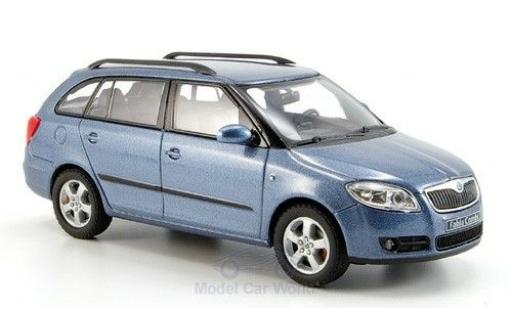 Coche miniatura Skoda Fabia 1/43 Abrex II Kombi metalico azul Skoda Fabia 1/43 Abrex II Kombi metalico azul coche miniatura