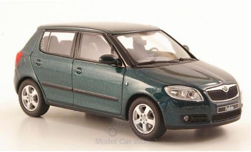 Coche miniatura Skoda Fabia 1/43 Abrex II metalico verde 2006 Skoda Fabia 1/43 Abrex II metalico verde 2006 coche miniatura