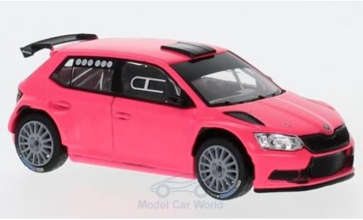 Coche miniatura Skoda Fabia 1/43 Abrex III R5 matt-rosa 2015 Skoda Fabia 1/43 Abrex III R5 matt-rosa 2015 coche miniatura