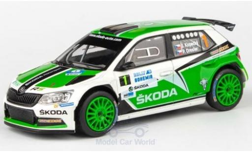 Skoda Fabia 1/43 Abrex III R5 No.1 Rallye Bohemia 2015 J.Kopecky/P.Dresler coche miniatura