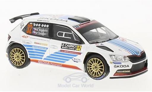 Skoda Fabia 1/43 Abrex III R5 No.32 Rallye WM Rallye Monte Carlo 2017 J.Kopecky/P.Dresler coche miniatura
