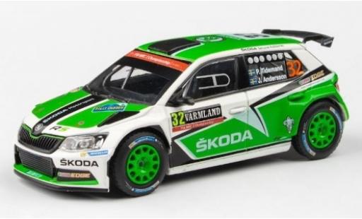 Skoda Fabia 1/43 Abrex III R5 No.32 Rallye WM Rallye Schweden 2016 P.Tidemand/J.Andersson coche miniatura
