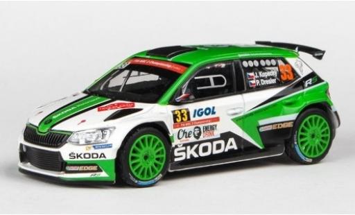Skoda Fabia 1/43 Abrex III R5 No.33 Che Guevara Energy Drink Rallye WM Tour de Corse 2017 J.Kopecky/P.Dresler coche miniatura