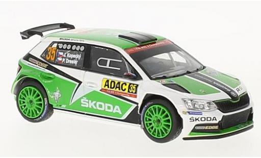 Skoda Fabia 1/43 Abrex III R5 No.35 Rallye WM Rallye Deutschland 2016 J.Kopecky/P.Dresler coche miniatura