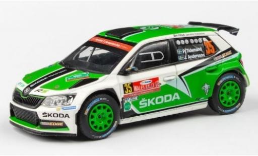 Skoda Fabia 1/43 Abrex III R5 No.35 Rallye WM Rallye Großbritannien 2016 P.Tidemand/J.Andersson coche miniatura