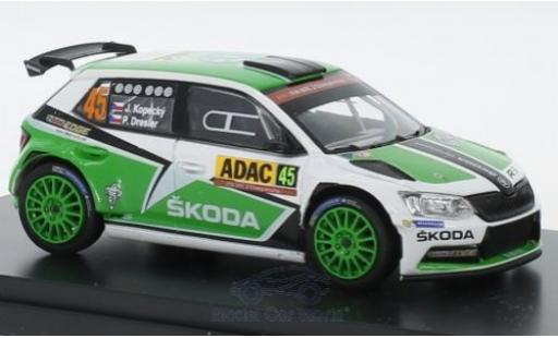 Skoda Fabia 1/43 Abrex III R5 No.45 Rallye WM Rallye Deutschland 2015 J.Kopecky/P.Dresler coche miniatura