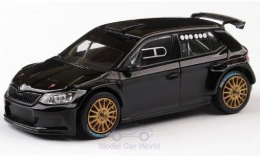 Skoda Fabia 1/43 Abrex III R5 negro 2015 coche miniatura