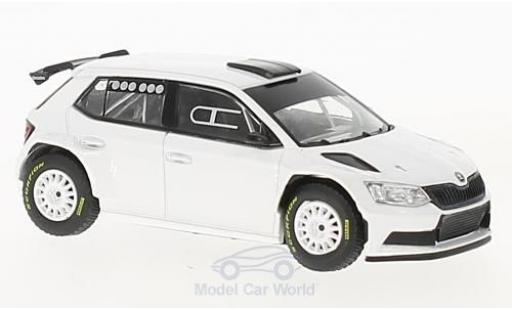 Coche miniatura Skoda Fabia 1/43 Abrex III R5 blanco 2015 Gravel Skoda Fabia 1/43 Abrex III R5 blanco 2015 Gravel coche miniatura