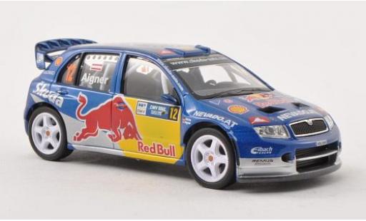 Skoda Fabia 1/43 Abrex WRC Evo II No.12 Red Bull Rallye Deutschland 2006 coche miniatura