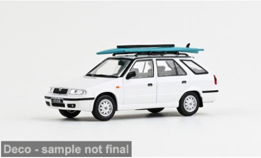 Coche miniatura Skoda Felicia 1/43 Abrex FL Combi weiss 1998 1:43 Skoda Felicia 1/43 Abrex FL Combi weiss 1998 1:43 coche miniatura
