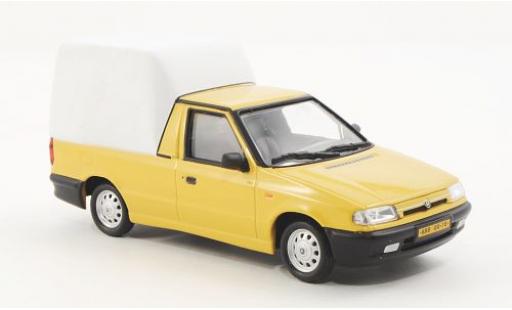 Coche miniatura Skoda Felicia 1/43 Abrex Pick-Up amarillo/matt-blanco 1996 Skoda Felicia 1/43 Abrex Pick-Up amarillo/matt-blanco 1996 coche miniatura