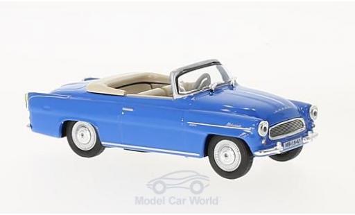 Coche miniatura Skoda Felicia 1/43 Abrex Roadster azul 1963 Skoda Felicia 1/43 Abrex Roadster azul 1963 coche miniatura