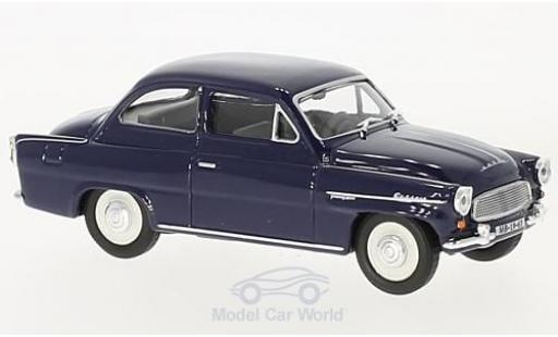 Skoda Octavia 1/43 Abrex azul 1963 coche miniatura