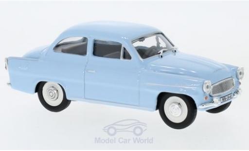 Skoda Octavia 1/43 Abrex azul 1963 coche miniatura