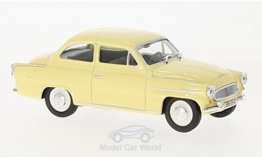 Coche miniatura Skoda Octavia 1/43 Abrex amarillo 1963 Skoda Octavia 1/43 Abrex amarillo 1963 coche miniatura