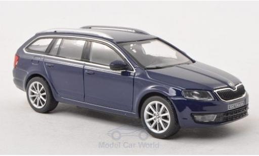 Coche miniatura Skoda Octavia 1/43 Abrex III Combi azul 2013 Skoda Octavia 1/43 Abrex III Combi azul 2013 coche miniatura