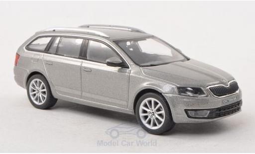 Coche miniatura Skoda Octavia Combi 1/43 Abrex III Combi metalico gris 2013 Skoda Octavia Combi 1/43 Abrex III Combi metalico gris 2013 coche miniatura
