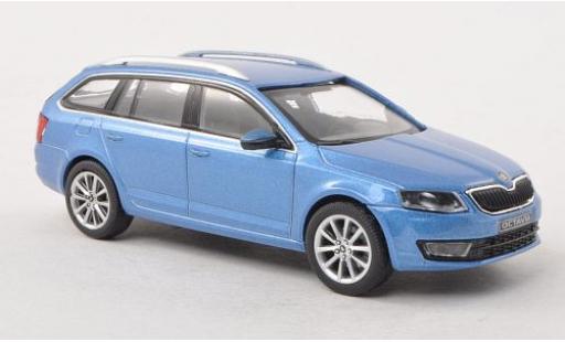 Coche miniatura Skoda Octavia 1/43 Abrex III Combi metalico azul 2013 Skoda Octavia 1/43 Abrex III Combi metalico azul 2013 coche miniatura