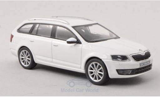 Coche miniatura Skoda Octavia 1/43 Abrex III Combi blanco 2013 Skoda Octavia 1/43 Abrex III Combi blanco 2013 coche miniatura