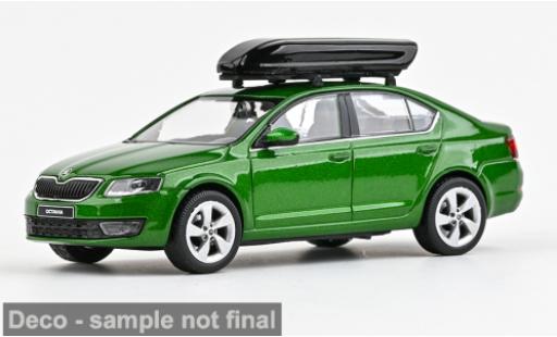Coche miniatura Skoda Octavia 1/43 Abrex III grün 2012 1:43 Skoda Octavia 1/43 Abrex III grün 2012 1:43 coche miniatura