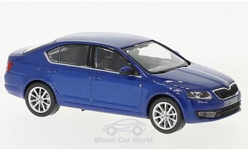 Coche miniatura Skoda Octavia 1/43 Abrex III metalico azul 2012 Skoda Octavia 1/43 Abrex III metalico azul 2012 coche miniatura