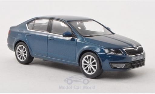 Coche miniatura Skoda Octavia 1/43 Abrex III metalico azul 2013 Skoda Octavia 1/43 Abrex III metalico azul 2013 coche miniatura