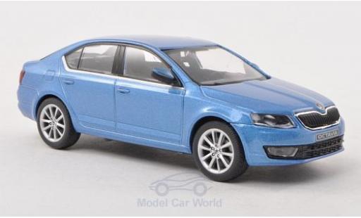 Coche miniatura Skoda Octavia 1/43 Abrex III metalico azul 2013 Skoda Octavia 1/43 Abrex III metalico azul 2013 coche miniatura