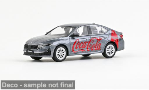 Skoda Octavia 1/43 Abrex IV FL grau 2024 Coca Cola 1:43 coche miniatura