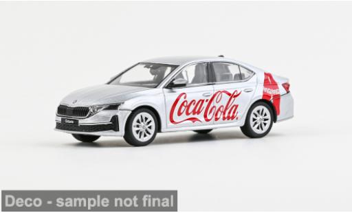 Skoda Octavia 1/43 Abrex IV FL silber 2024 Coca Cola 1:43 coche miniatura