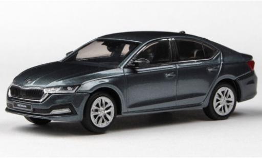 Coche miniatura Skoda Octavia 1/43 Abrex IV metalico gris 2020 Skoda Octavia 1/43 Abrex IV metalico gris 2020 coche miniatura
