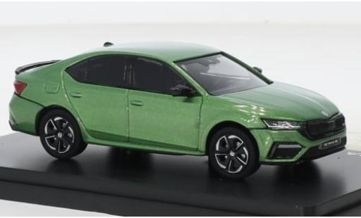 Skoda Octavia 1/43 Abrex IV RS metallise gr&uuml;n 2020 1:43 coche miniatura