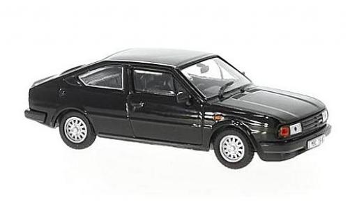 Skoda Rapid 1/43 Abrex 136 negro RHD 1987 coche miniatura