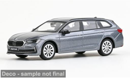 Coche miniatura Skoda Superb 1/43 Abrex VI grau 2023 1:43 Skoda Superb 1/43 Abrex VI grau 2023 1:43 coche miniatura
