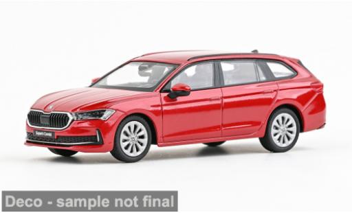 Coche miniatura Skoda Superb 1/43 Abrex VI rojo 2023 1:43 Skoda Superb 1/43 Abrex VI rojo 2023 1:43 coche miniatura