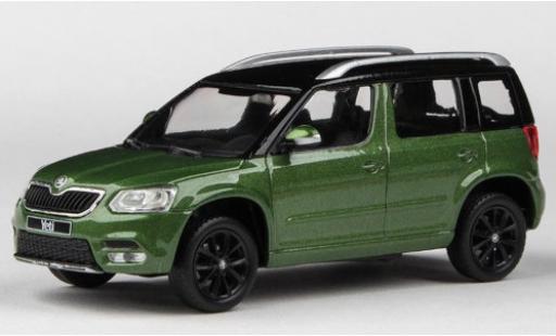 Coche miniatura Skoda Yeti 1/43 Abrex FL metalico verde/negro 2013 Skoda Yeti 1/43 Abrex FL metalico verde/negro 2013 coche miniatura