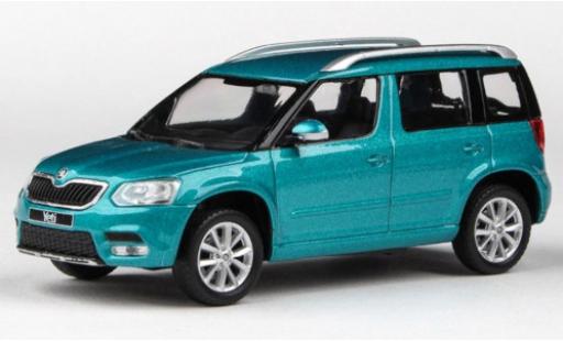Coche miniatura Skoda Yeti 1/43 Abrex FL metalico türkis 2013 Skoda Yeti 1/43 Abrex FL metalico türkis 2013 coche miniatura