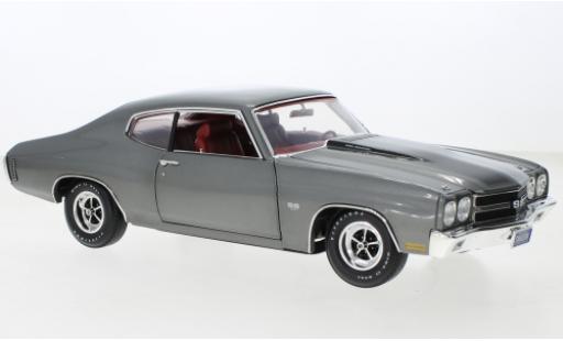 Coche miniatura Chevrolet Chevelle 1/18 ACME LS6 metallise gris/negro 1970 Chevrolet Chevelle 1/18 ACME LS6 metallise gris/negro 1970 coche miniatura