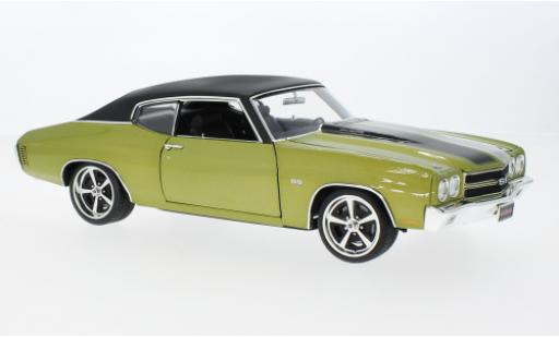 Coche miniatura Chevrolet Chevelle 1/18 ACME SS Restomod metallise la chaux/negro 1970 Chevrolet Chevelle 1/18 ACME SS Restomod metallise la chaux/negro 1970 coche miniatura